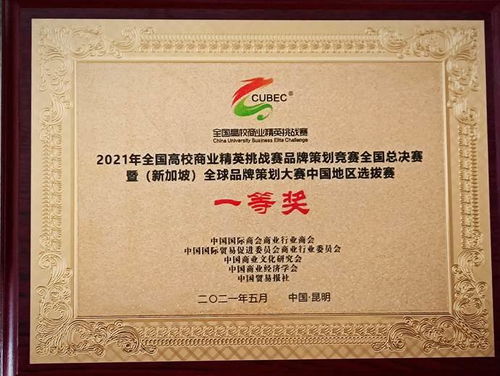 重庆工程学院市场营销专业学子斩获2021全球品牌策划大赛一等奖